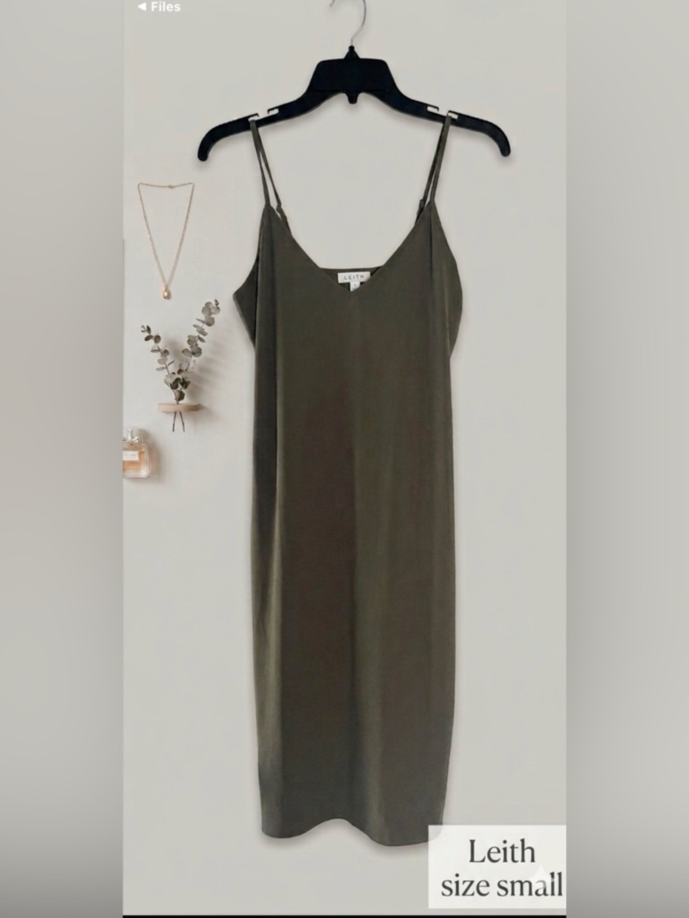 Leith Dark Green Midi Dress